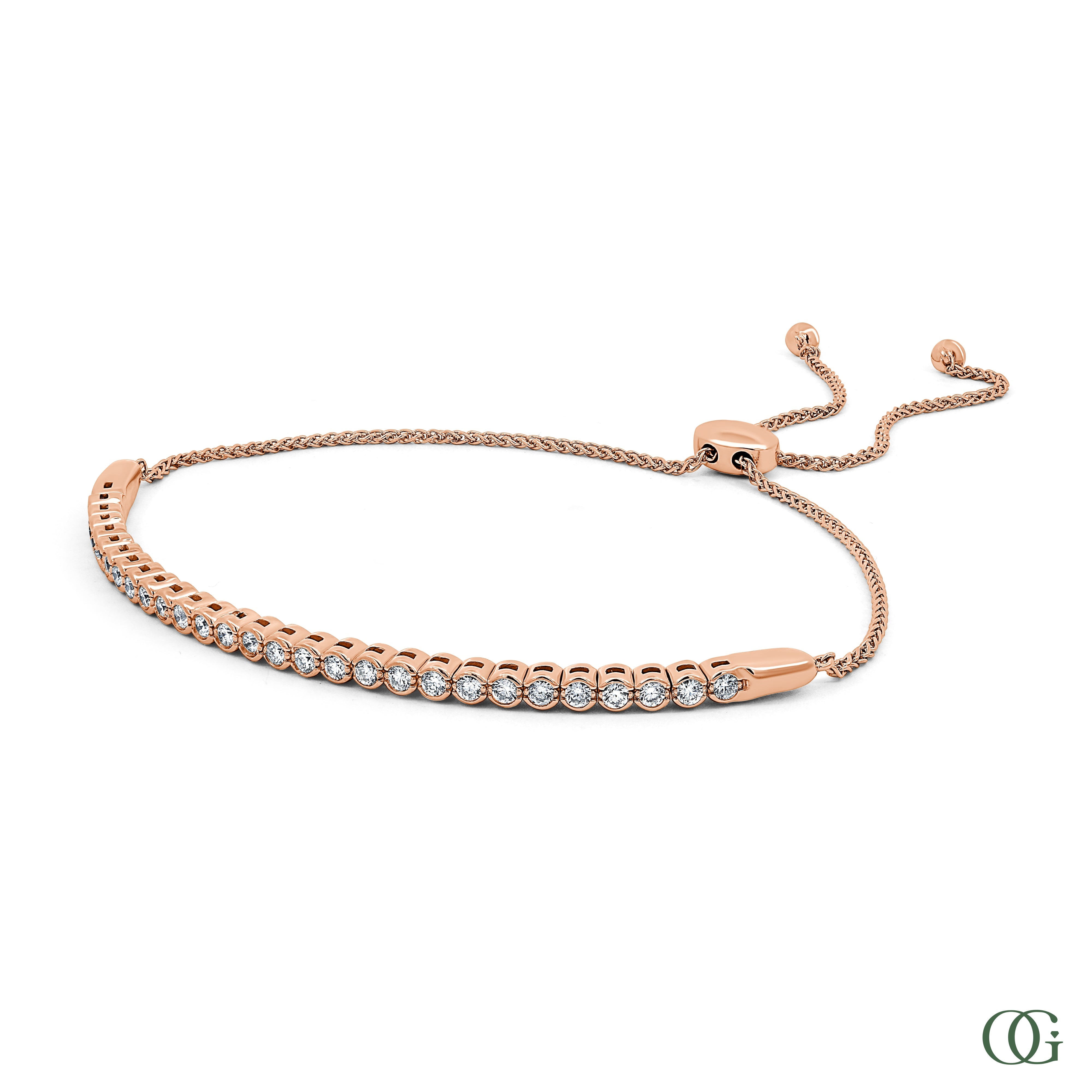 Dainty Adjustable Bracelet (0.95 CTW)