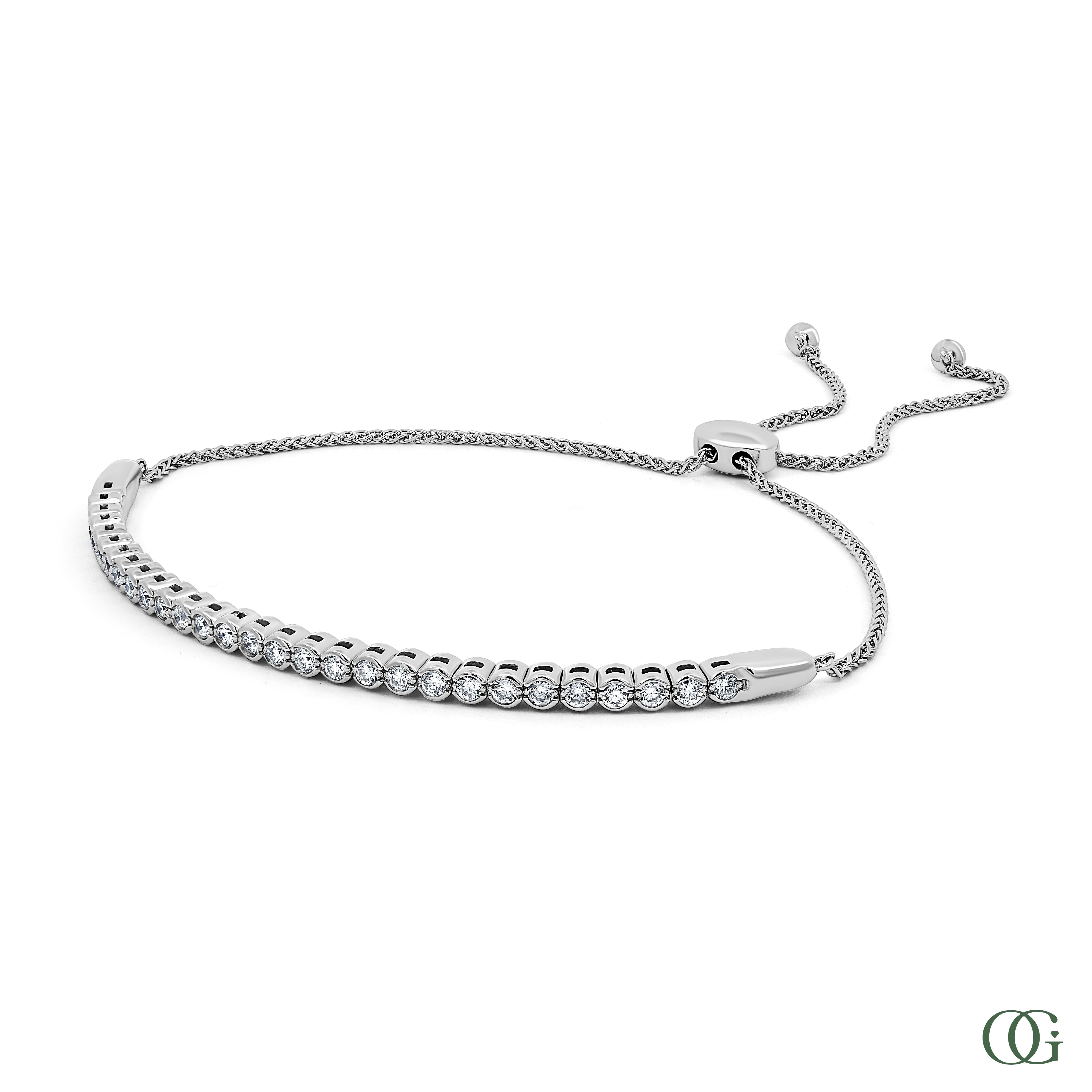 Dainty Adjustable Bracelet (0.95 CTW)