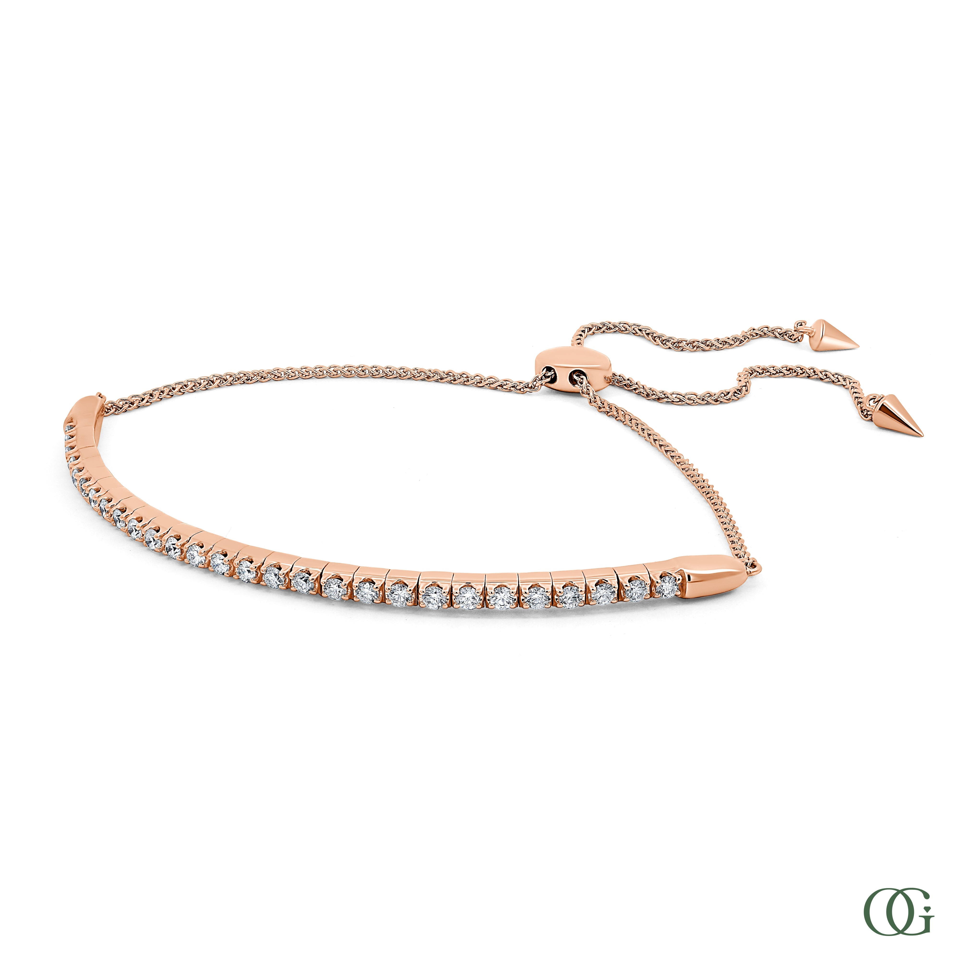 Delicate Adjustable Bracelet (0.78 CTW)