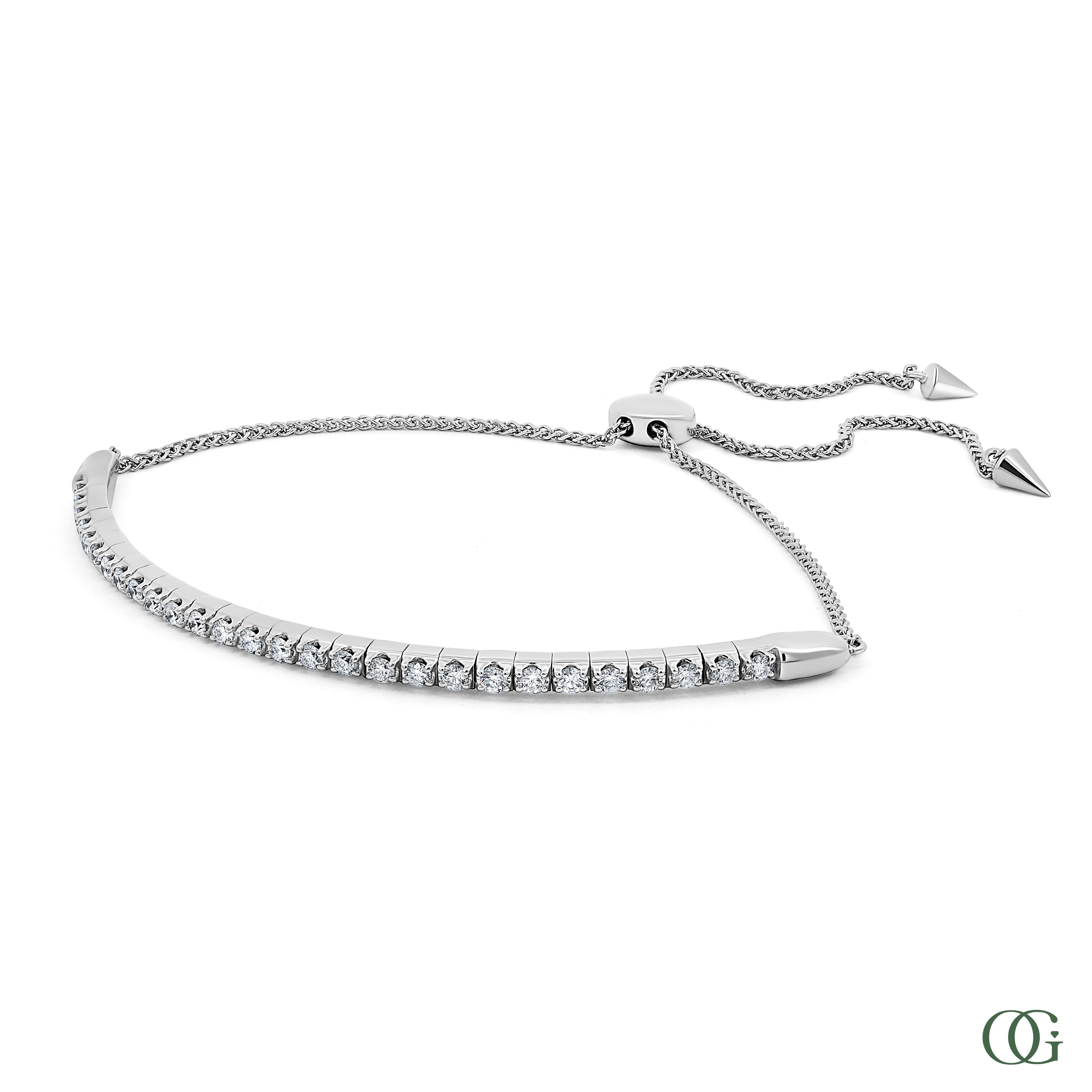 Delicate Adjustable Bracelet (0.78 CTW)