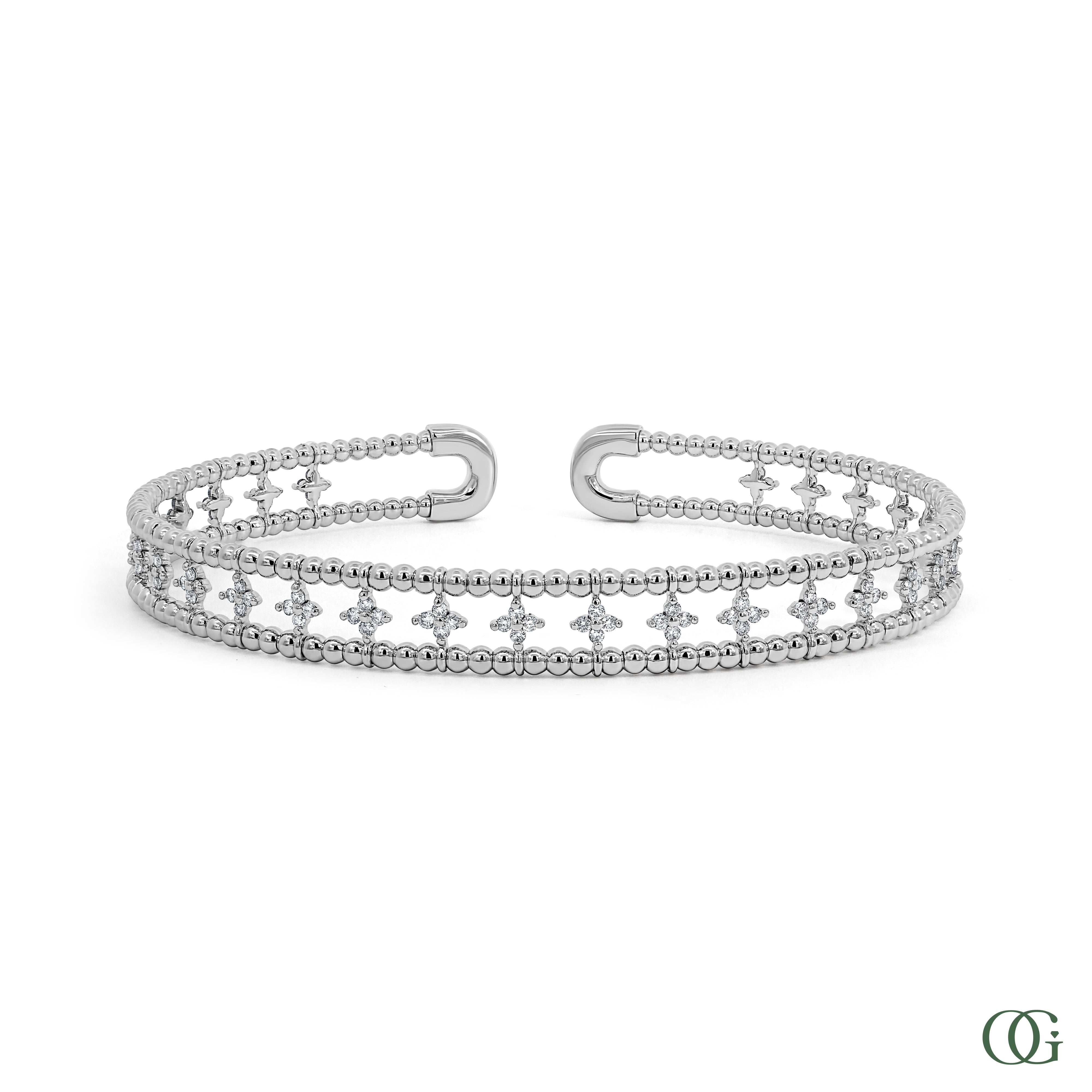 Dainty Elegant Lab Grown Diamond Bangle (0.62 CTW)