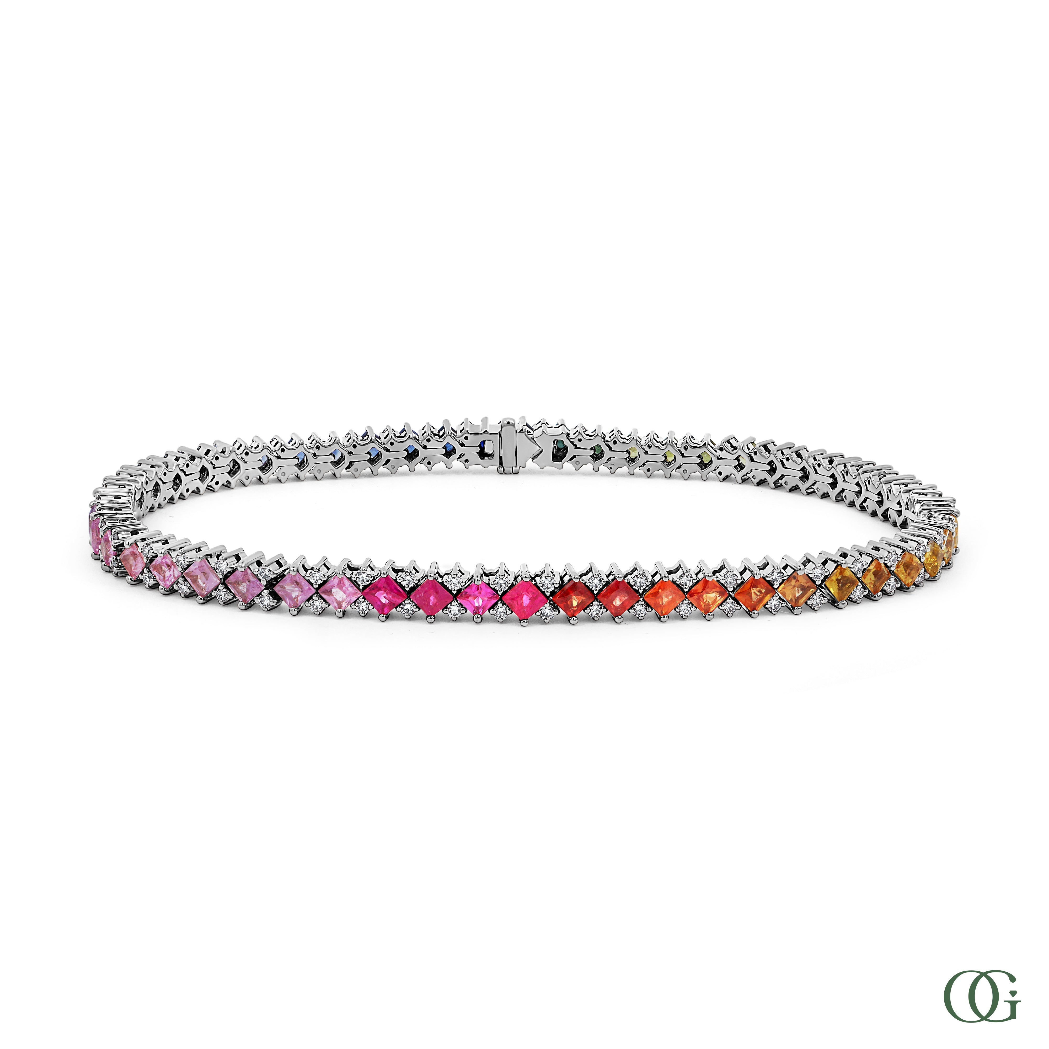Sparkling Rainbow Princess Bracelet (7.00 CTW)