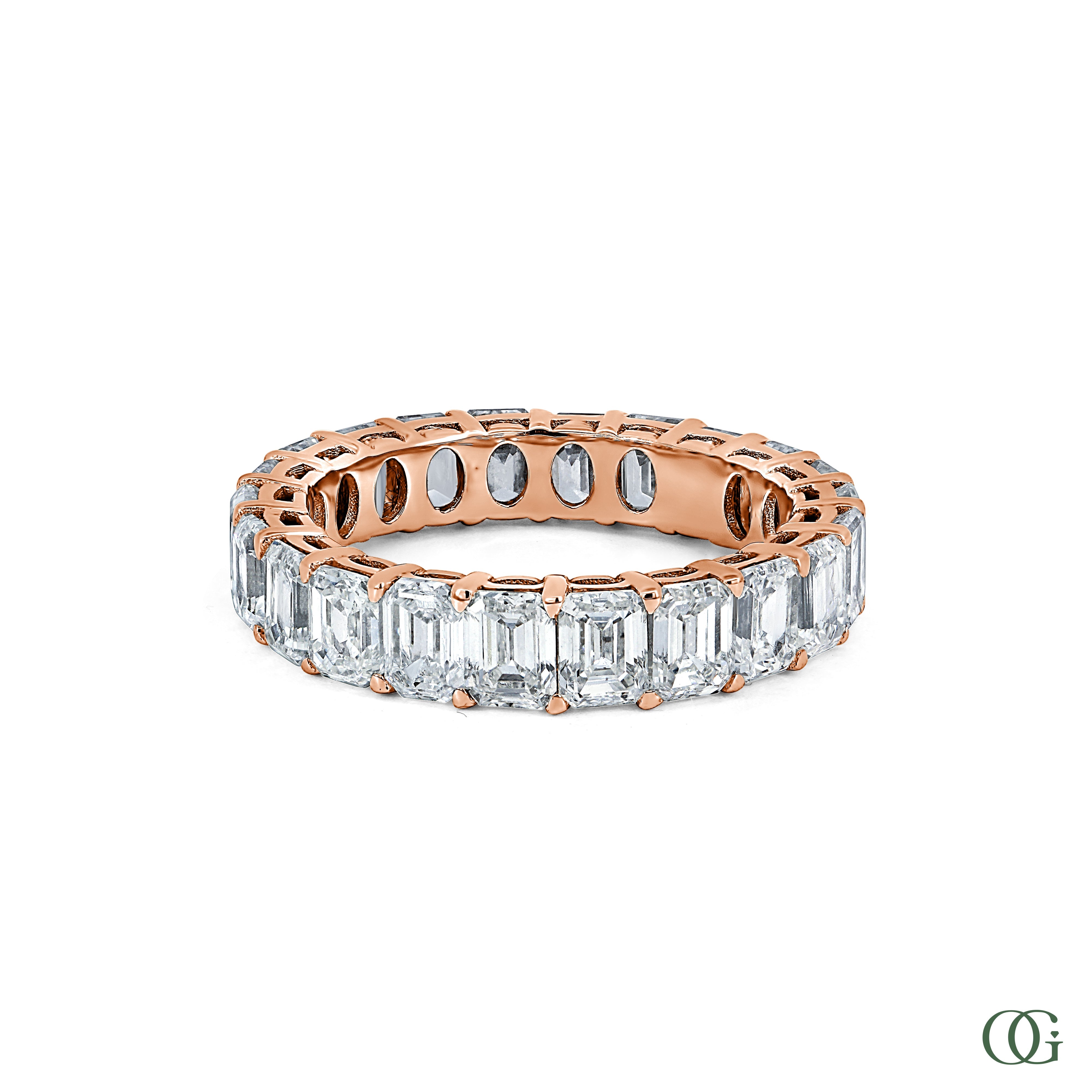Emerald Elegance Eternity Band (4.42 CTW)