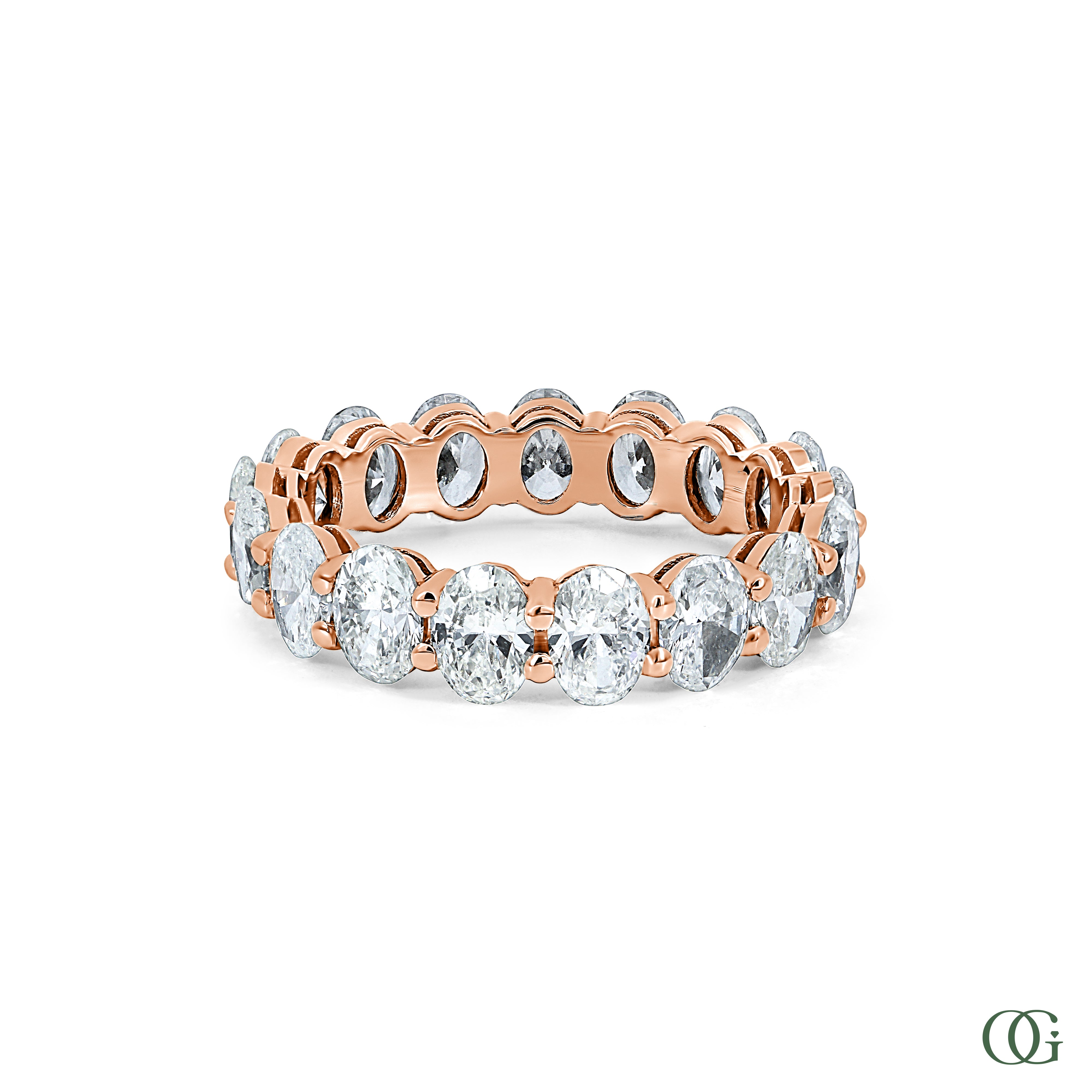 Oval Diamond Eternity Band (3.57 CTW)