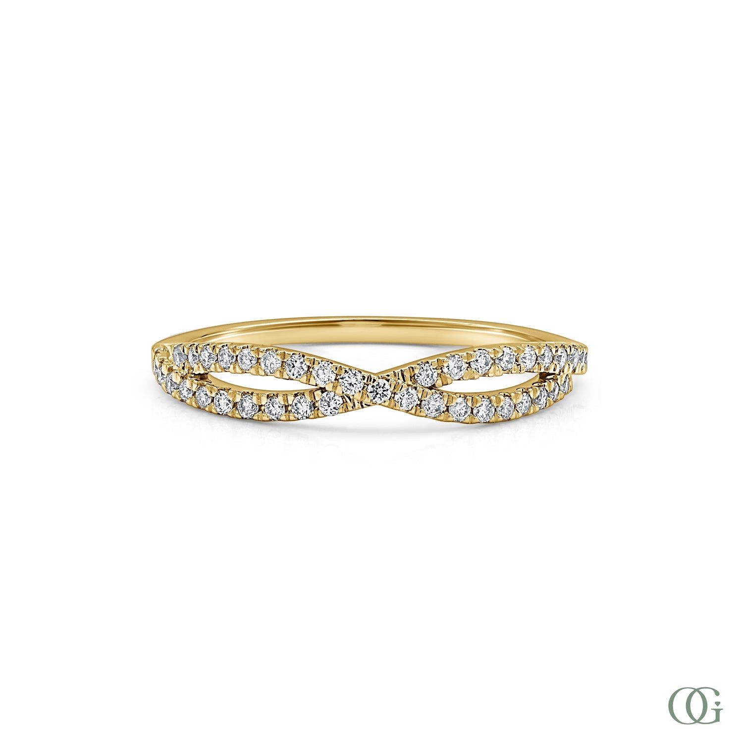 Twisted Elegance Diamond Ring (0.16 CTW)
