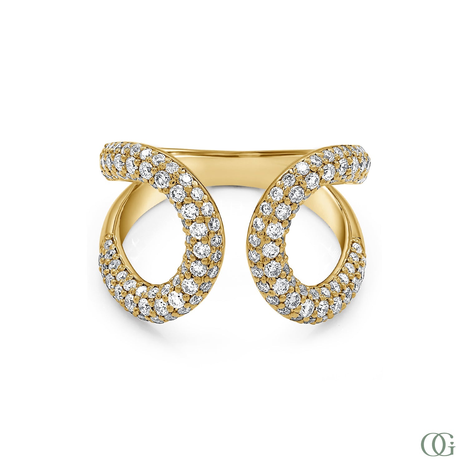 Elegance Open Lab Grown Diamond Ring (1 CTW)