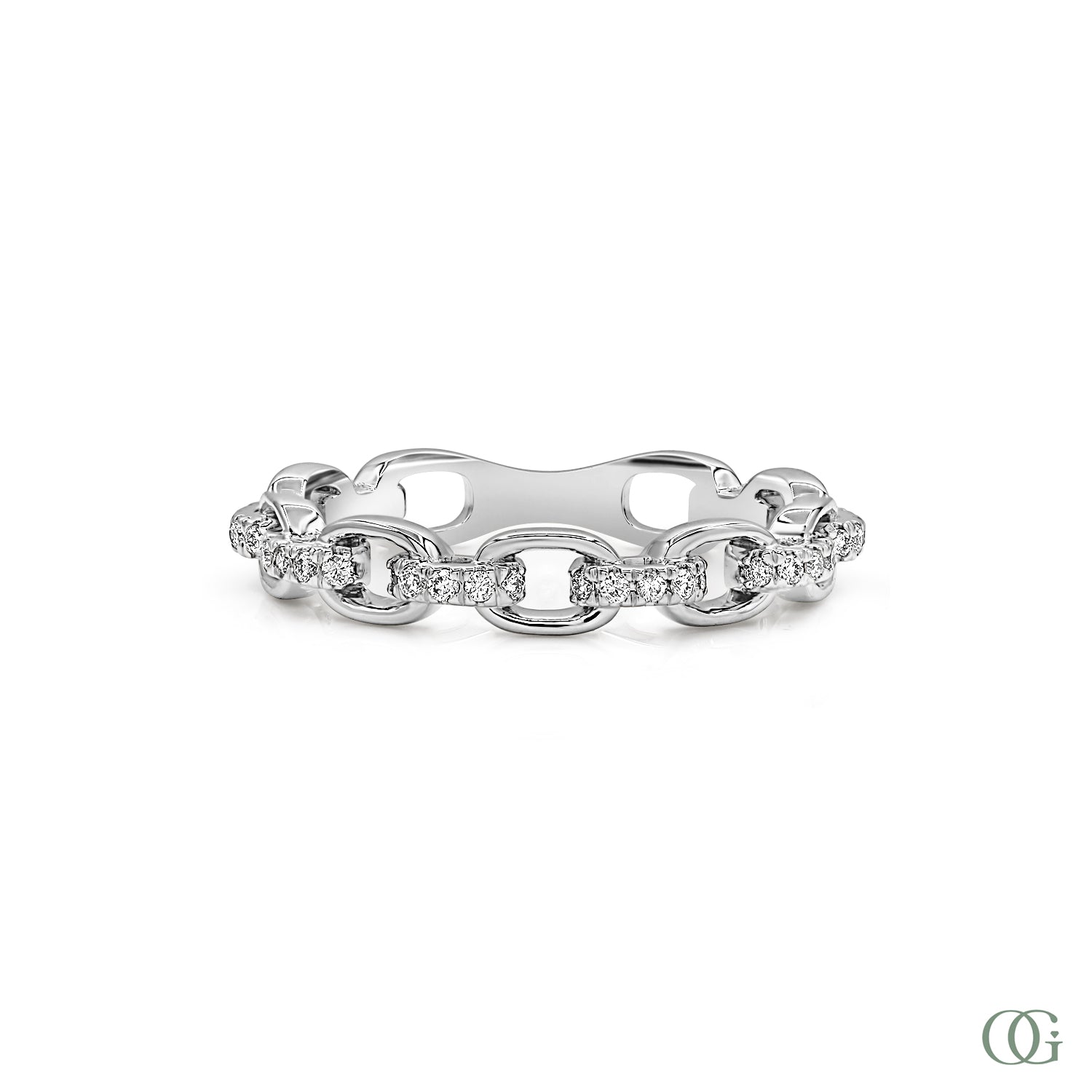 Chain Lab Grown Diamond Fashion Ring (0.16 CTW)