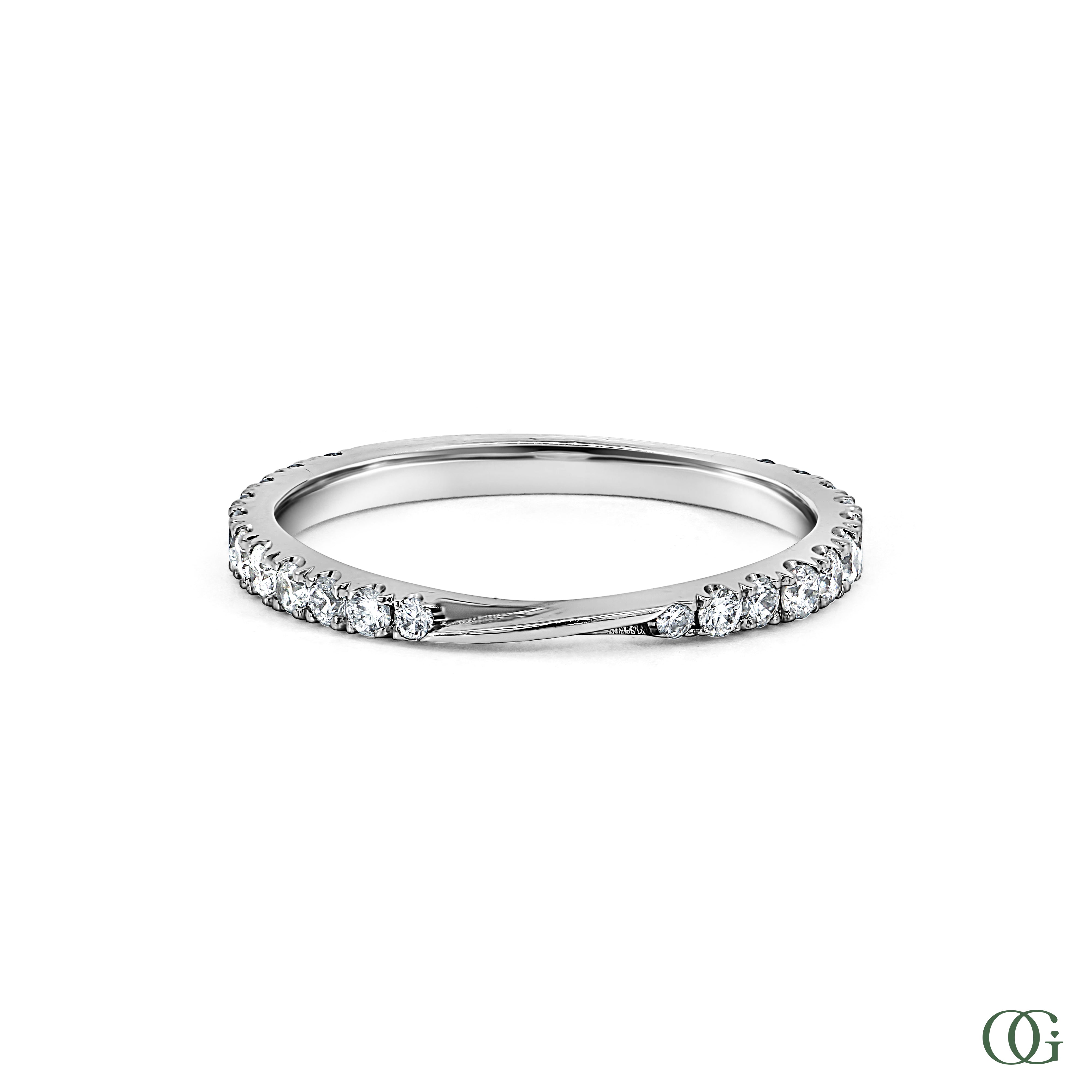 Twisted Elegance Diamond Ring