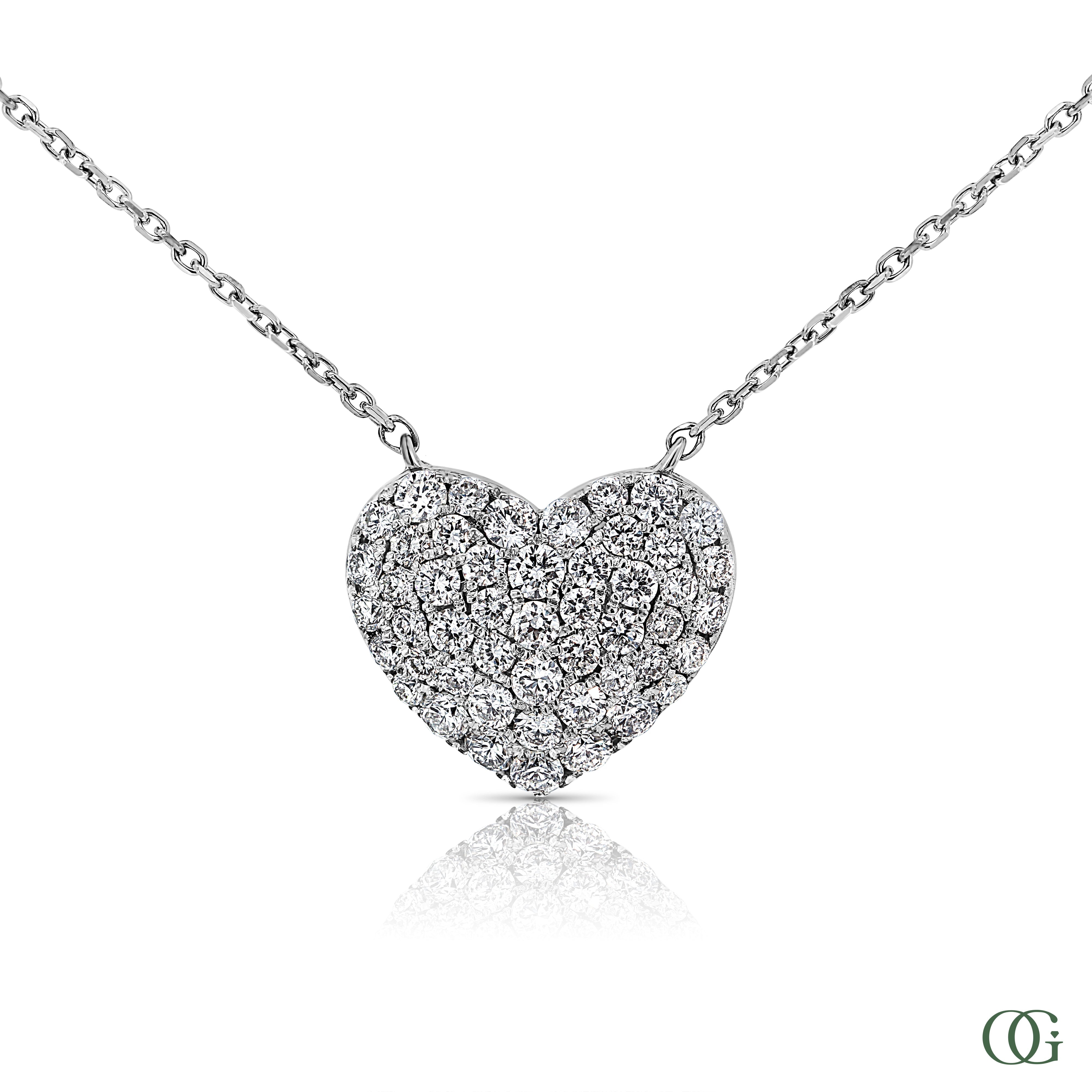 Luminous Heart Lab Grown Diamond Pendant (1.00 CTW)