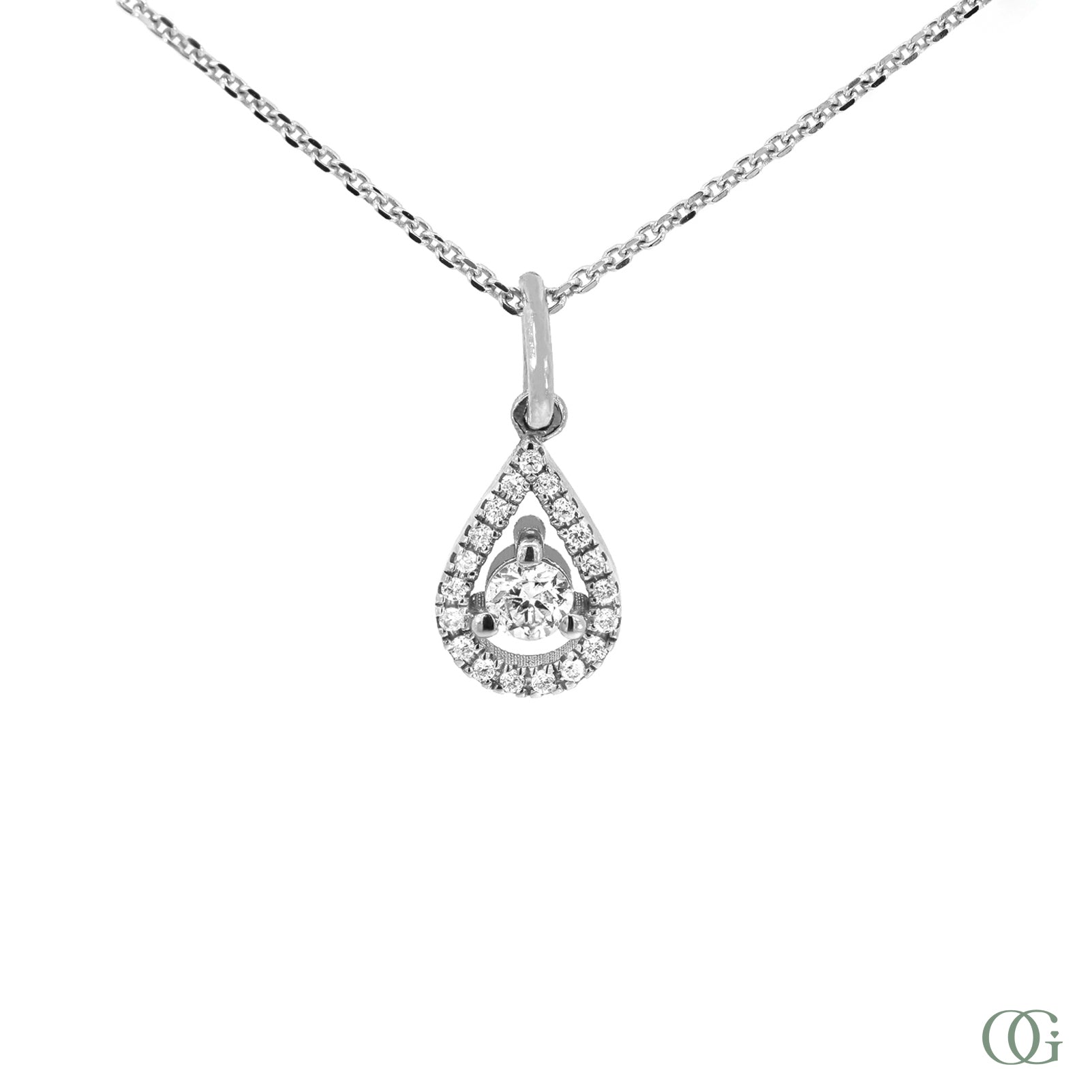 Dazzle Drop Diamond Pendant (0.15 CTW)