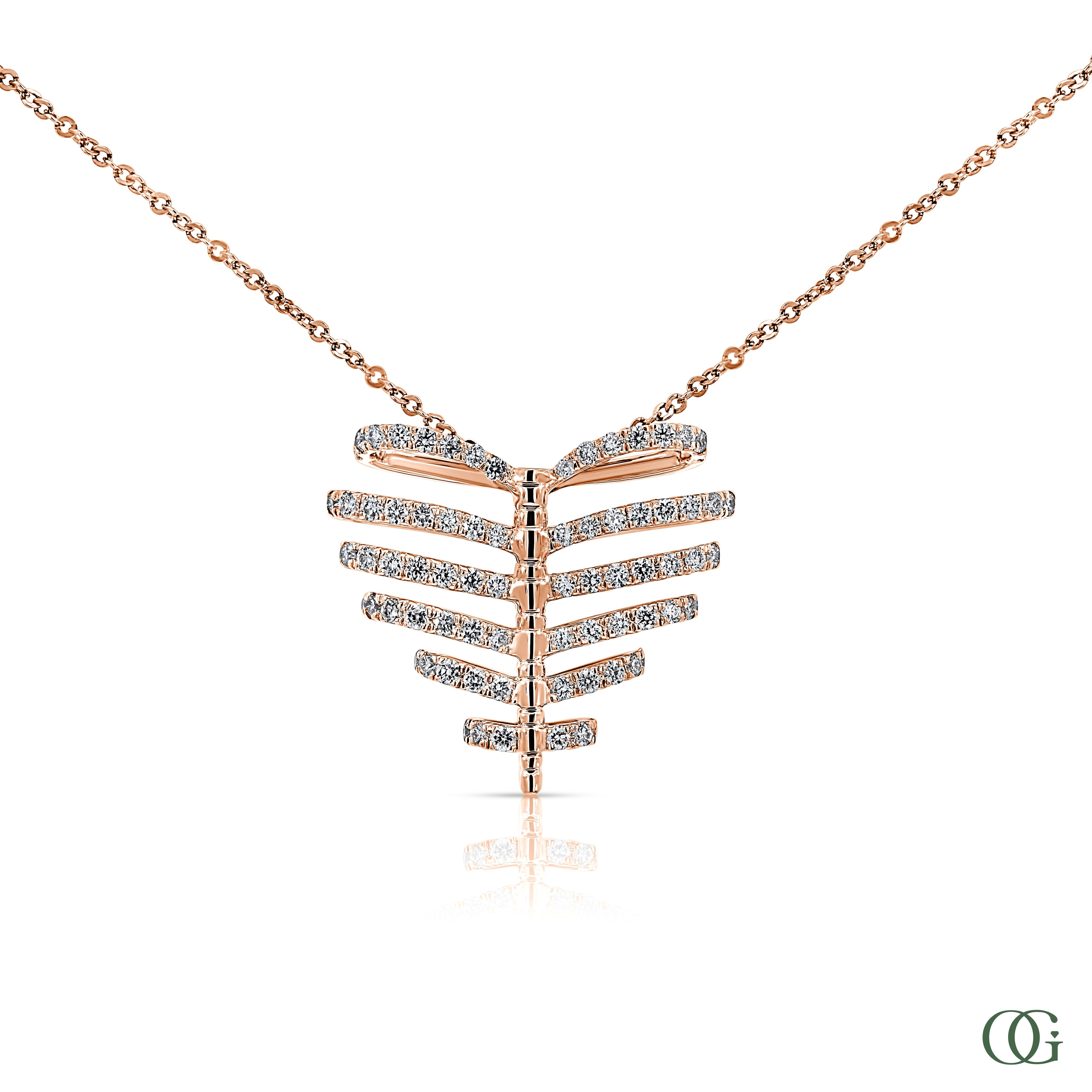 Skeleton Heart Lab Grown Diamond Pendant (0.35 CTW)