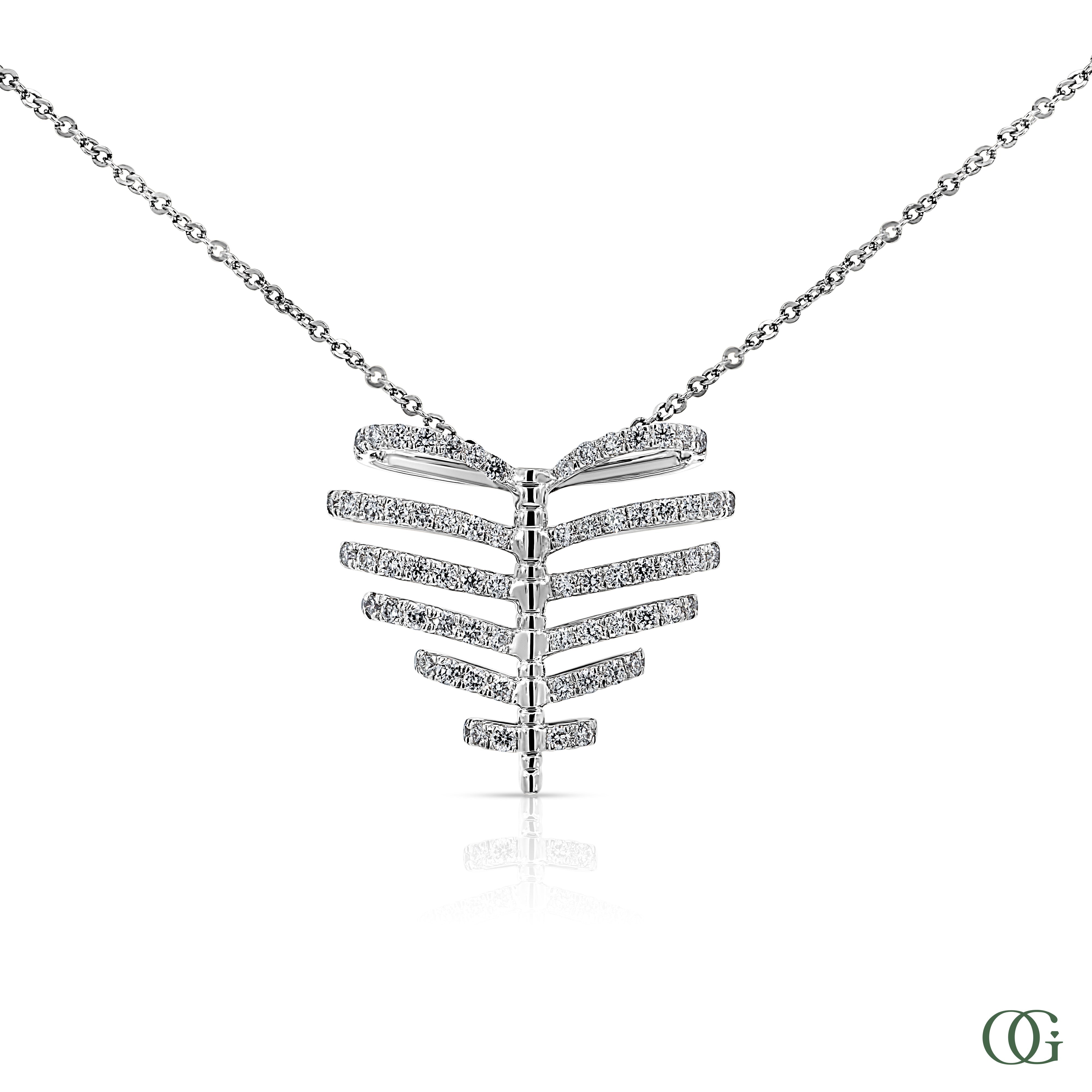 Skeleton Heart Lab Grown Diamond Pendant (0.35 CTW)