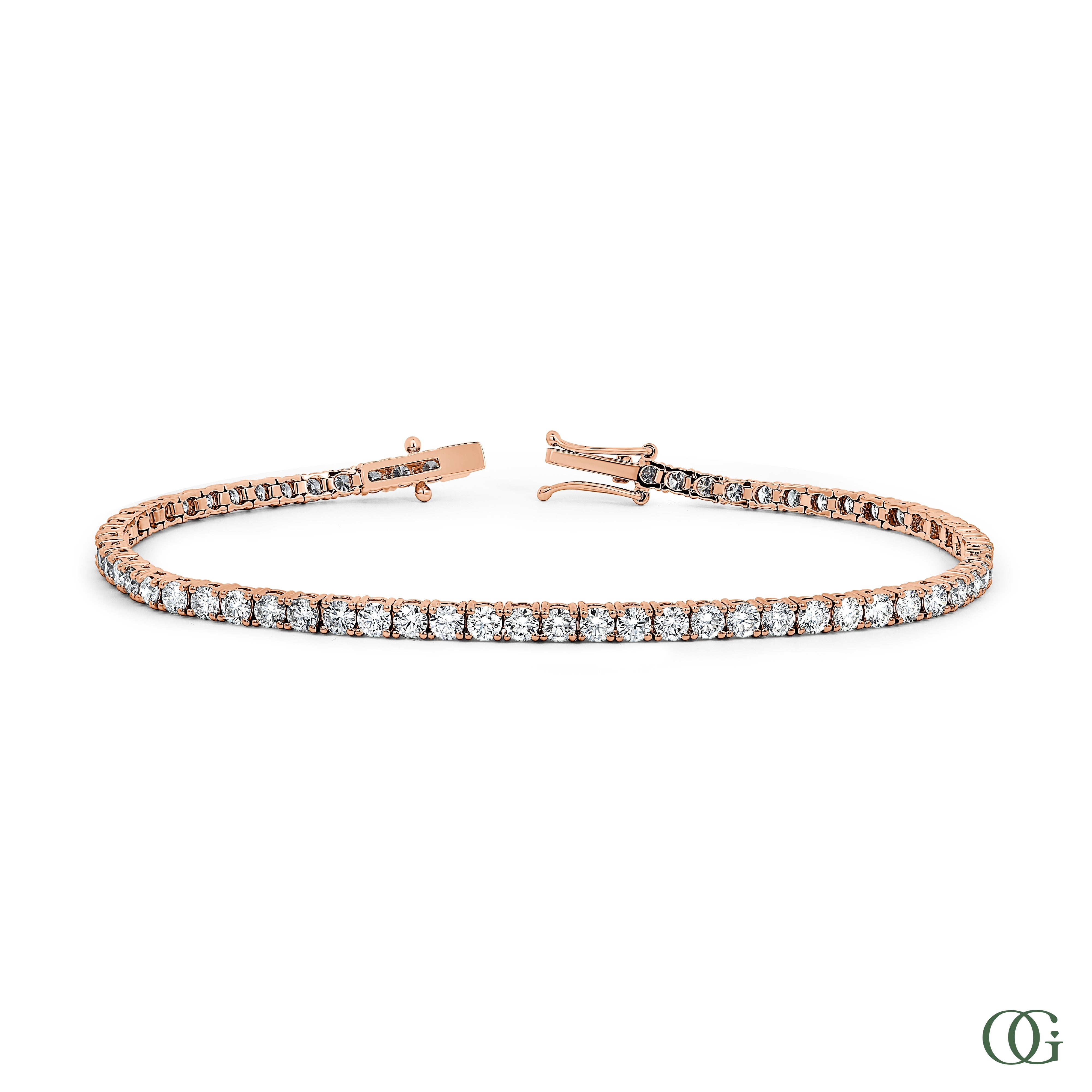 Four Prong Lab Grown Diamond Tennis Bracelet (4 CTW)