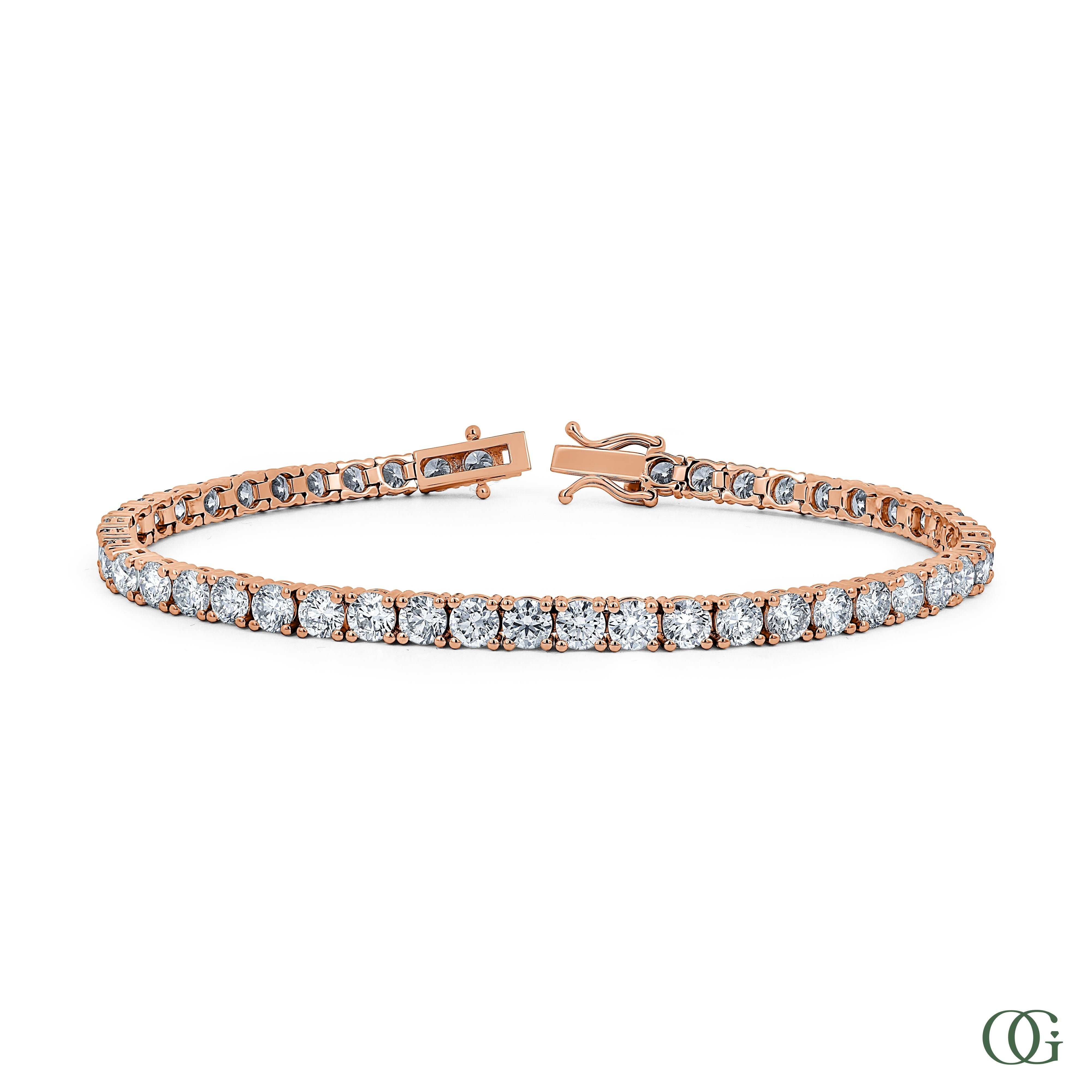 Four Prong Lab Grown Diamond Tennis Bracelet (8 CTW)
