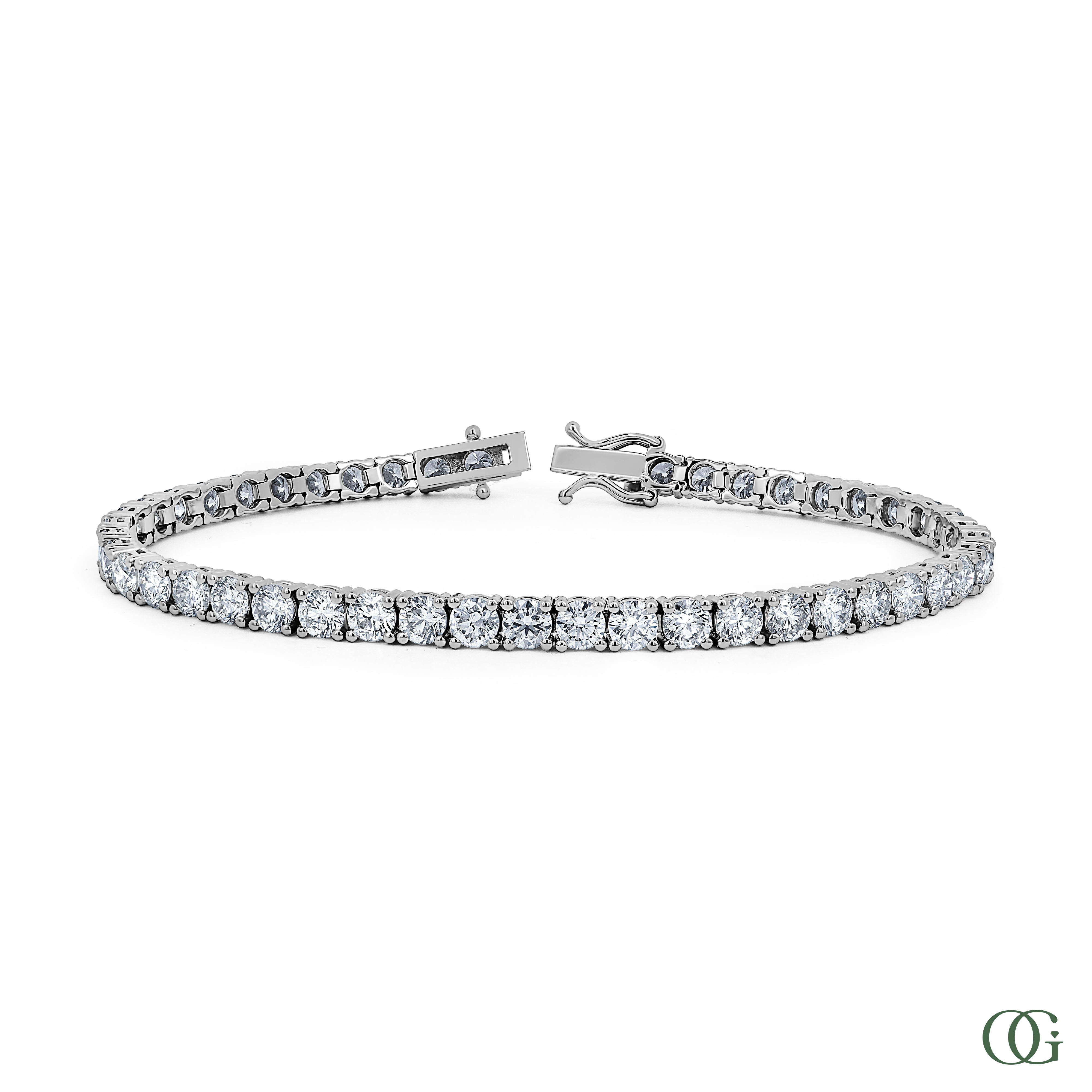 Four Prong Lab Grown Diamond Tennis Bracelet (8 CTW)