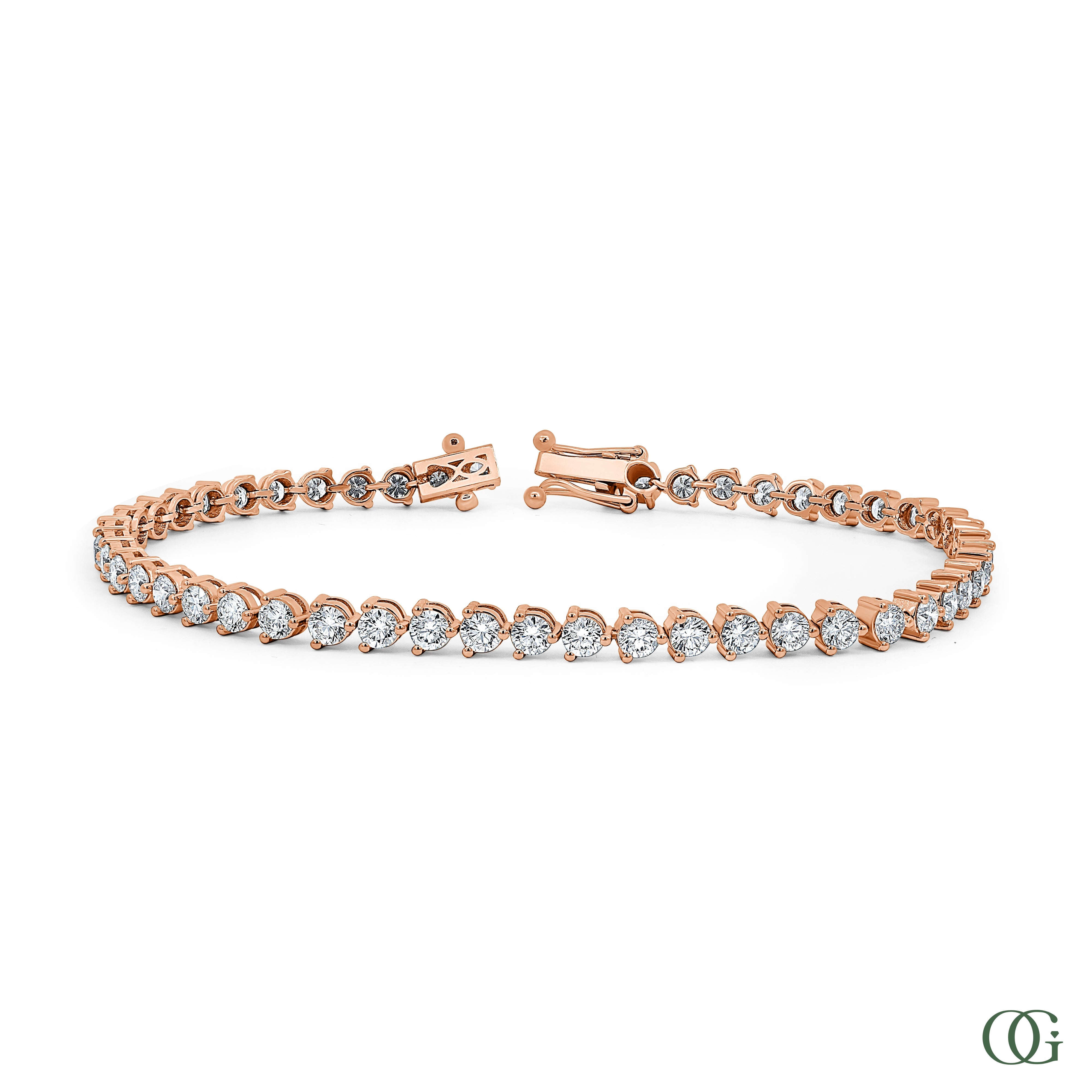 Luminous Lab Grown Diamond Tennis Bracelet 5 CTW